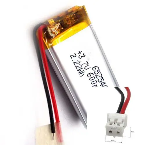 

Rechargeable 3.7V 650Mah 602540 Lithium Polymer Ion Battery For DVD ELECTRIC TOYS TABLET CAMERA POWER BANK GPS