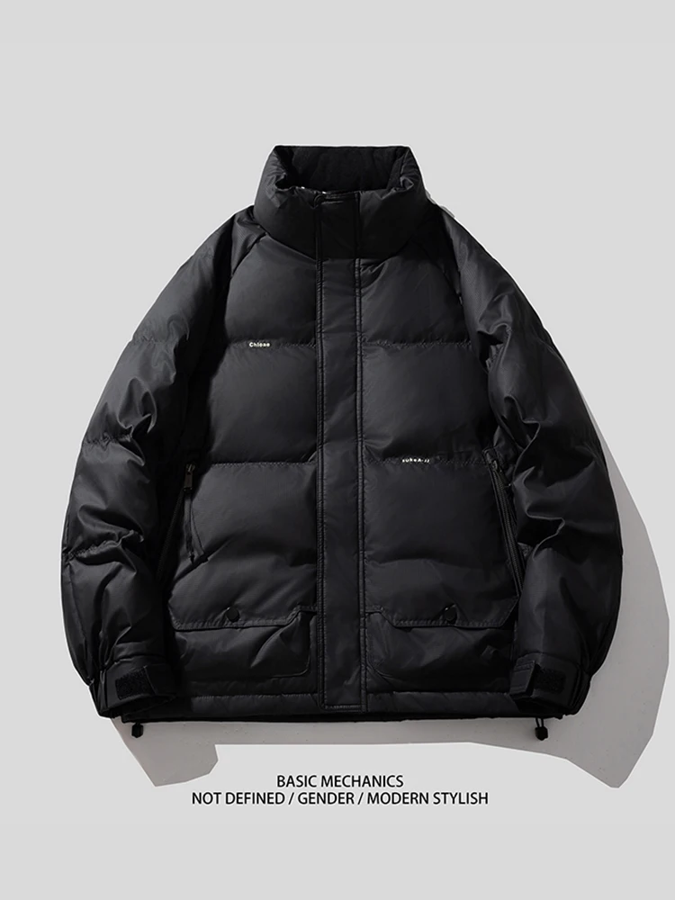

Bla ort Puffer Jaet Men's Autumn Winter Thiened Loose Bread Sle ular Brand Couple Outerwear Gxp999 Warmth