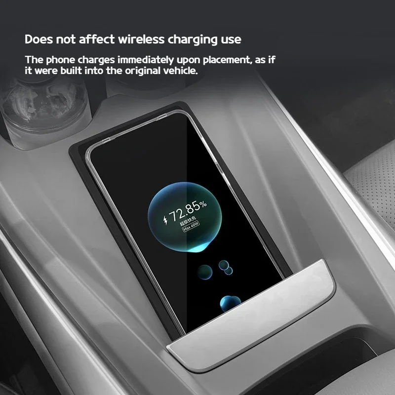 

Suitable for 24-25 Xiaopeng MONA M03 wireless charging silicone pad car modified storage dust and non-slip pad Accessories