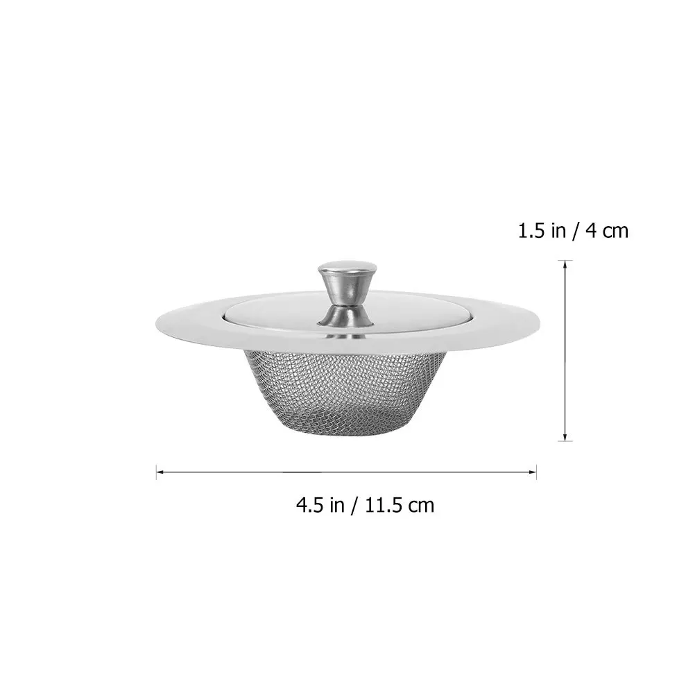 4Pcs Kitchen Sink Strainer Meshes Practical for Friends Colleagues Family Residue Filter Sink Strainer Strainers with Lid