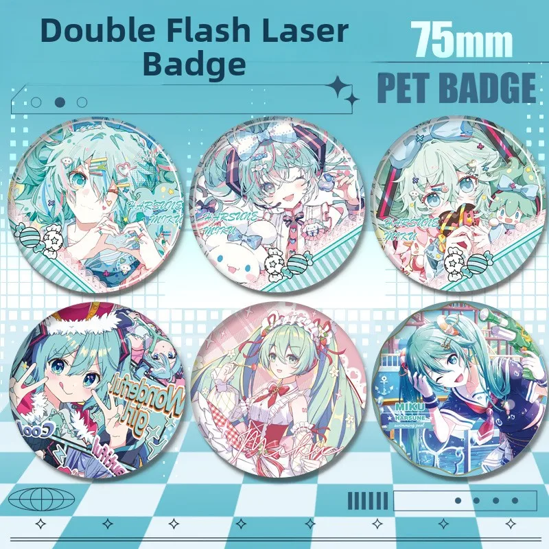 cracha-duplo-de-pet-com-efeito-flash-de-anime-desenho-animado-futurista-vocaloid-75mm-brilho-a-laser-pin-d