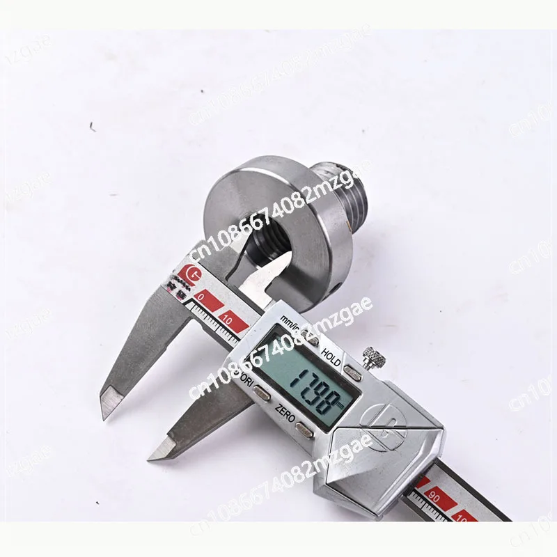 

Woodworking lathe spindle chuck variable diameter sleeve external thread 33mm to internal thread 18mm