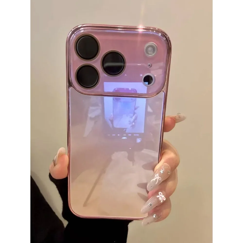 Luxuriöse Kamera-Schutzhülle aus gehärtetem Glas für iPhone 17 16 15 14 13 12 11 Pro Max mit galvanisiertem Stoßfänger und stoßfester Hartschale – Detail 9