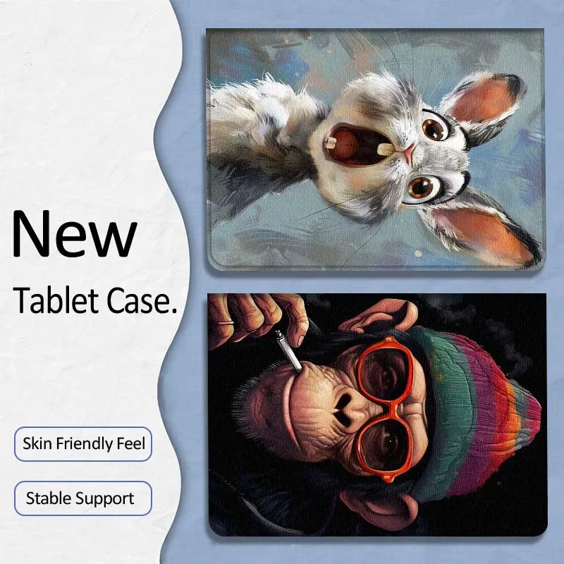 

Cow Monkey Rabbit Popular Gift For Samsung Galaxy Tab A7 A A8 A9 A11 S6 S11 10.1 10.4 10.5 Inch Lite PLus Soft Tablet Case