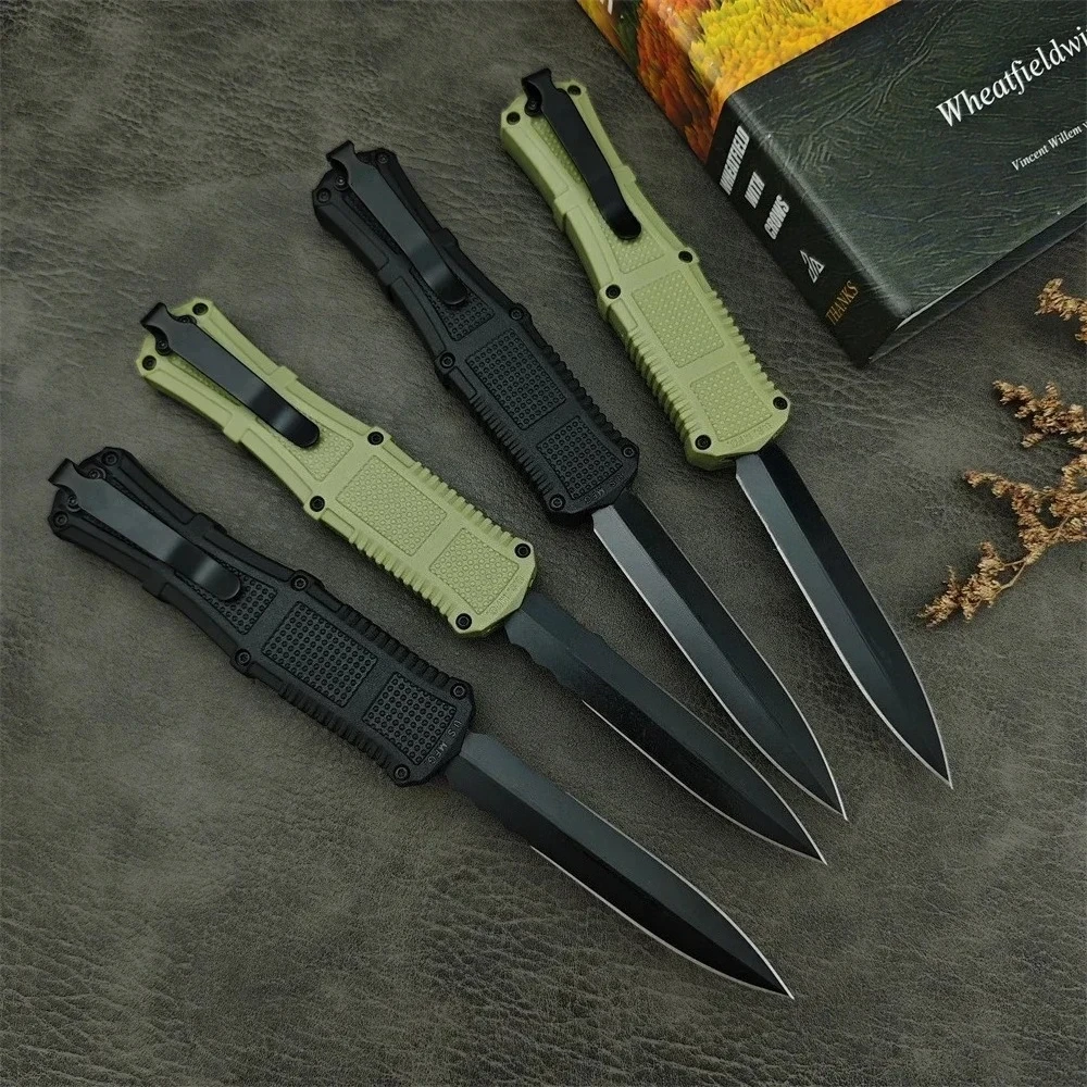 Nuevo cuchillo para pelar 3370 de alta calidad, cuchillo de bolsillo para exteriores EDC, supervivencia, senderismo, cuchillos de caza, regalo, hoja 440C, mango de fibra de nailon