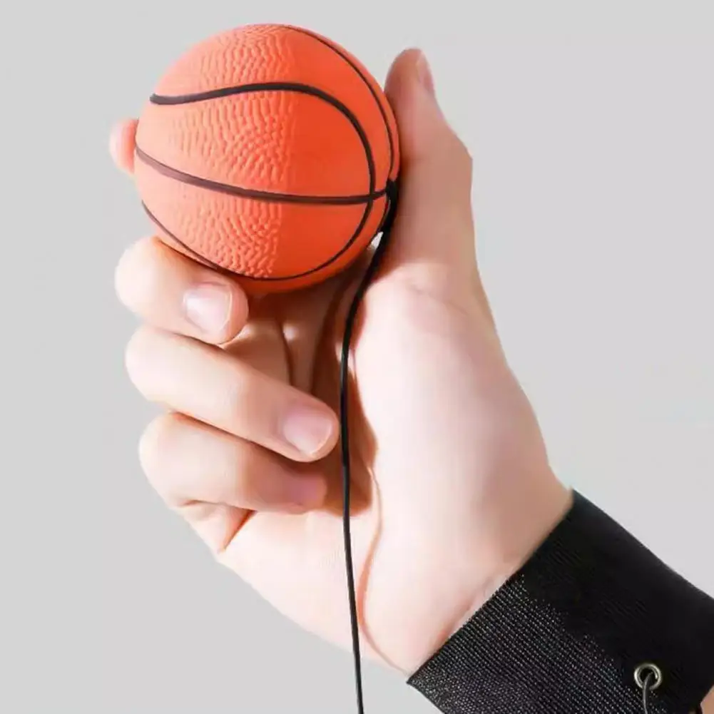 Bola de rebote de espuma bola de foguete de pulso com corda elástica alça ajustável brinquedo de treinamento de agilidade de reação para crianças para boxe