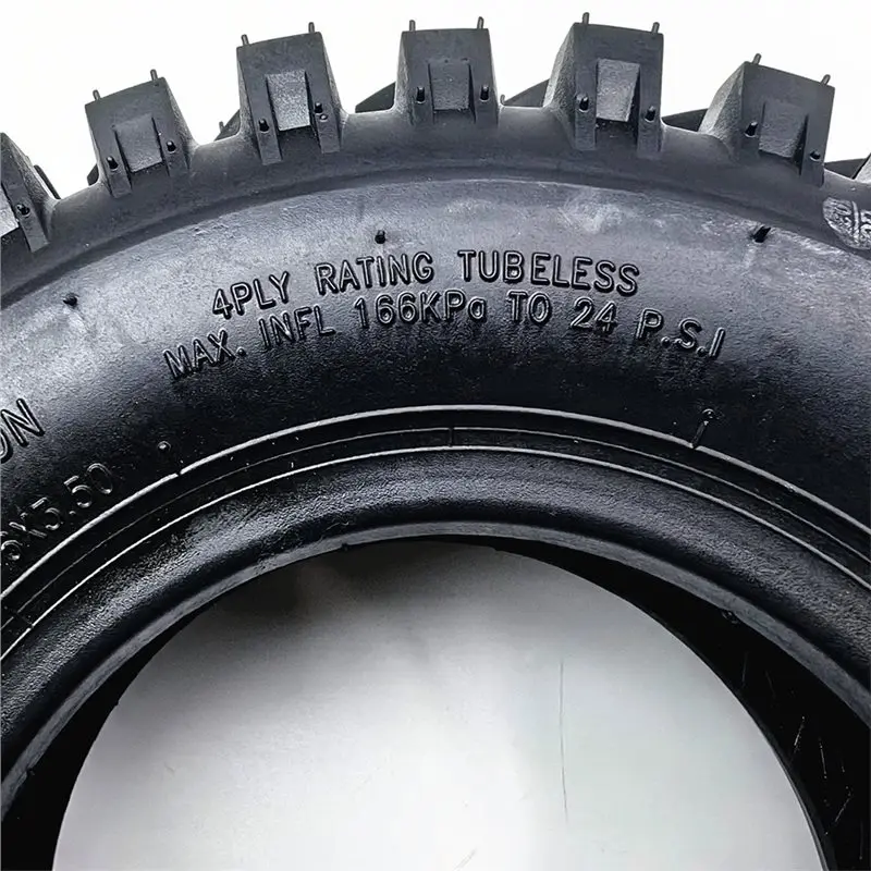 Off-Road Tires 13X4.10-6 Tubeless Thickened Treads Designed For Snowplows, ATV, Lawnmowers,And Sightseeing Vehicles 150Mm
