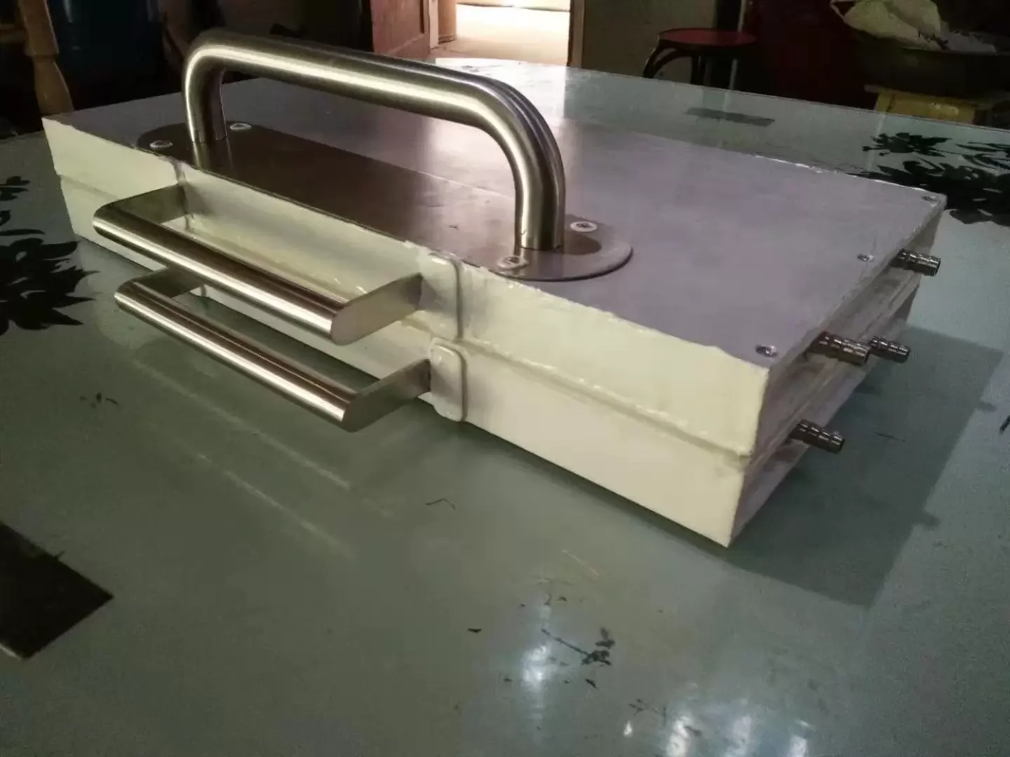 Aluminum Alloy Water Cooling Heat Sink Plate for Beekeeping Machine, Non-Cement Mold