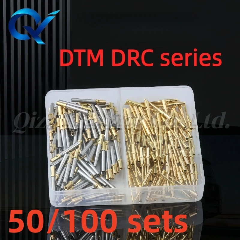 

Комплект позолоченных терминалов Deutsch DTM Size 20 (0460-202-2031, 0462-201-2031) для автомобильной проводки: штыри и гнезда