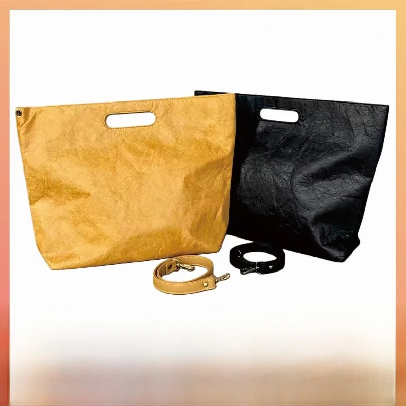 

Сверхлегкая бумажная большая сумка Dupont в стиле ретро, женская 6-дюймовая сумка для ноутбука, ручная сумка, портативная сумка для документов, сумка