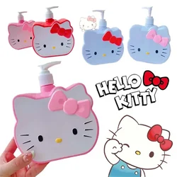 750ml Sanrio Hello Kitty Soap Dispensers Refillable Lotion Shampoo Shower Gel Holder Cute Travel Dispenser Bath Bottle