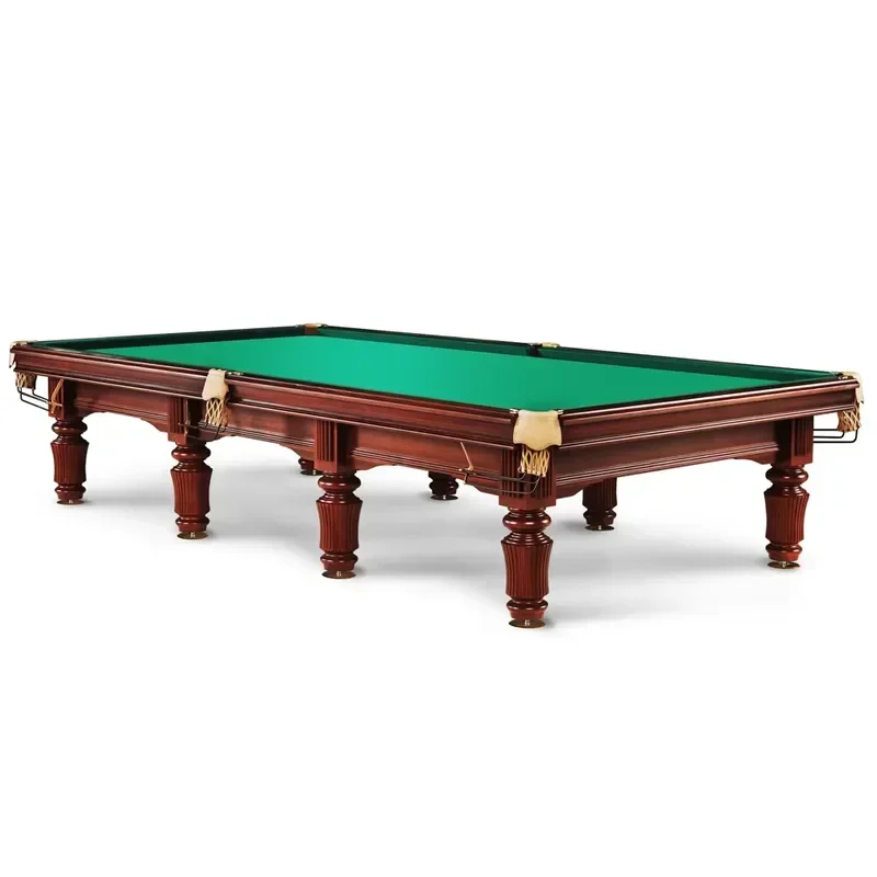 Custom 12ft Snooker Table with Adjustable Height Stable Structure Pool Billiard Table for Home Game Room Professional Design
