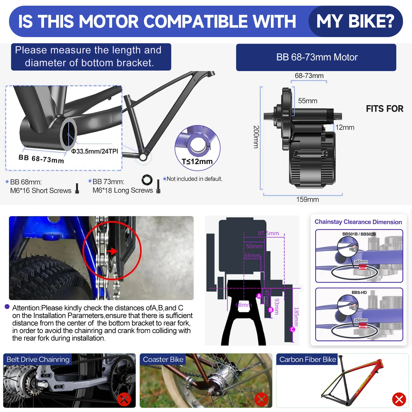 [متوفر في الولايات المتحدة] طق - مراجعة Side Hung Mid Drive Motor Kit وسعره