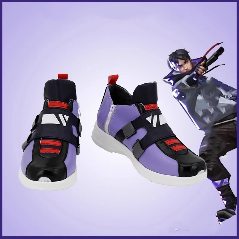 Scarpe cosplay Iso Gioco Valorant Gioco di ruolo Stivali da prestazione per uomo