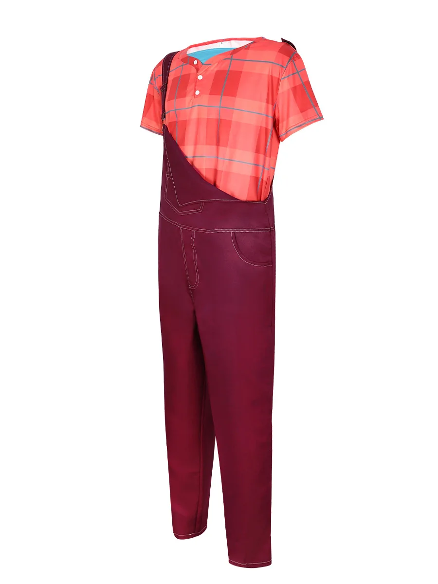 Аниме Vanellope von Cos Schweetz Косплей Костюм Wreck It Cos Ralph футболка комбинезоны наряды для женщин мужчин вечерние повседневная одежда