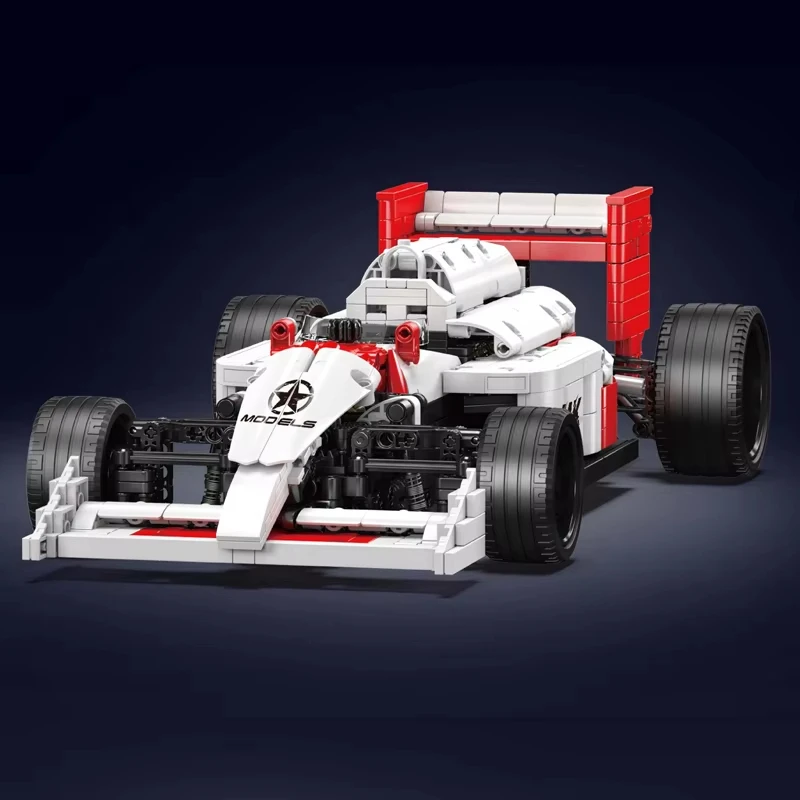 MOULD KING 10132 Technisches Rennwagen-Gebäude Brock The MP414 Formel F1 Rennfahrzeug Ziegelpuzzle-Spielzeug für Kinder Weihnachtsgeschenk