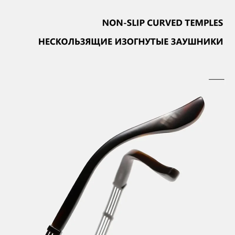 KIZN 150 مللي متر تصميم العلامة التجارية نظارات الرجال التيتانيوم النقي النظارات وصفة طبية العدسات البصرية الذكور خفيفة الوزن للغاية إطار مرن