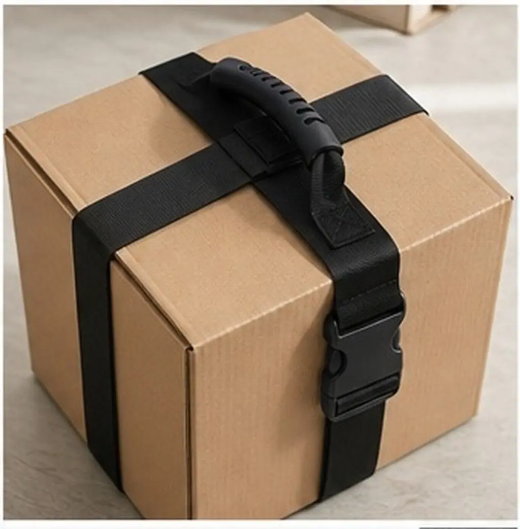 Moving Strap Foldable Portable Handle Lifting Carry Belt for Home Moving Object Transport Bundling Secure Fastening System