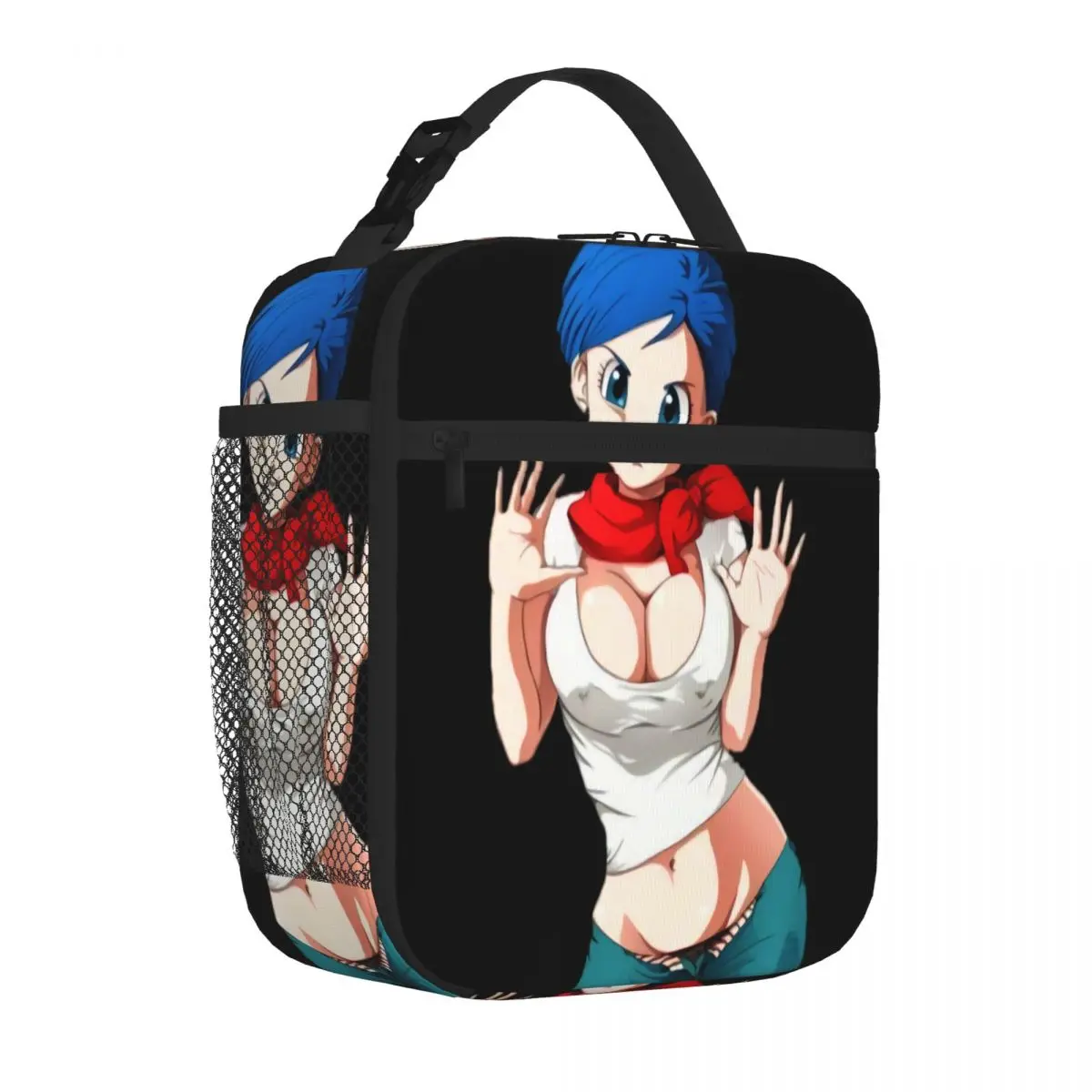 Hot Sale Bulma Bulma Dbz Bulma Dragon Zipper Closure Thermal Lunch Bag Family Picnic Lunch Box Bag