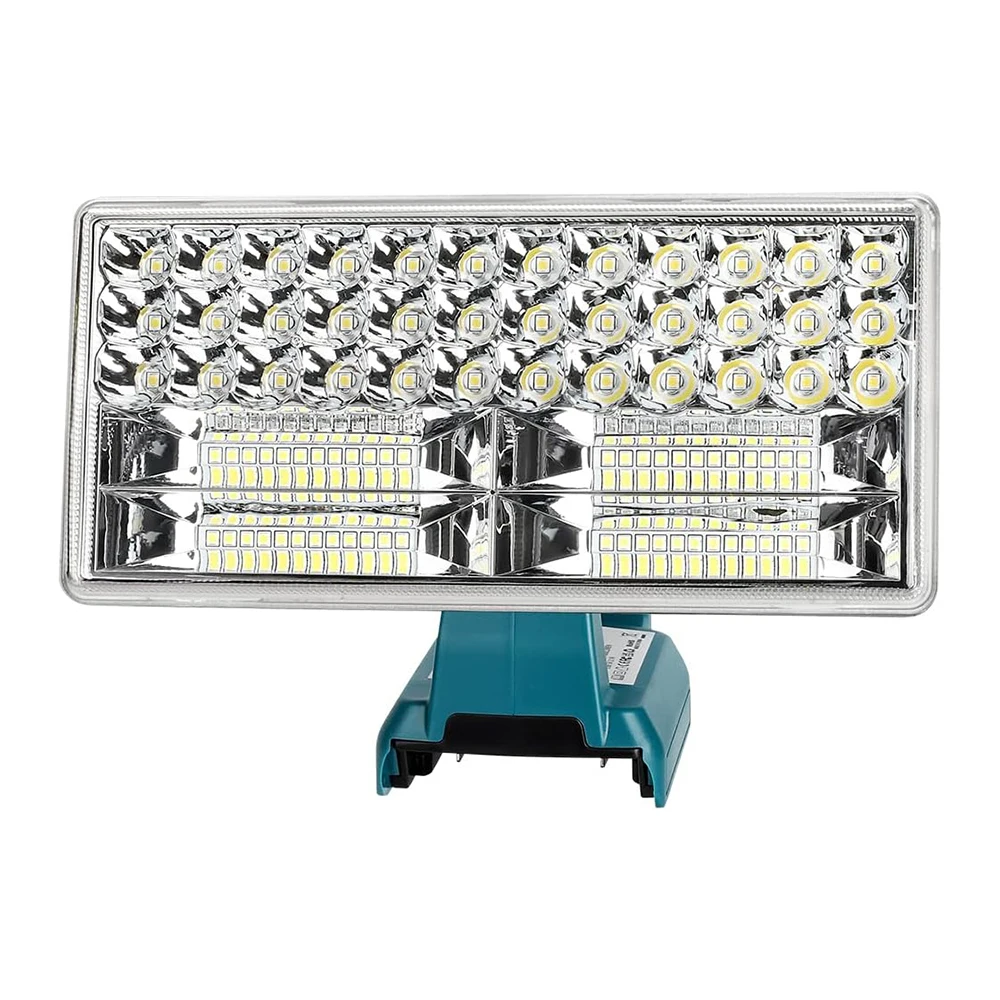 Linterna LED inalámbrica para exteriores, foco de luz de trabajo para Makita de 14,4 V, 18V, BL1430, BL1850, BL1860B, batería de iones de litio con