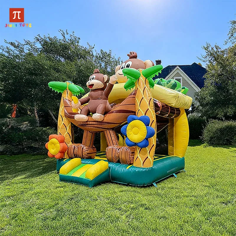 

inflatable monkey bouncer house Outdoor Jumping Bouncy Castle Bouncer For Birthday Party inflatable Park Bouncer Playground
