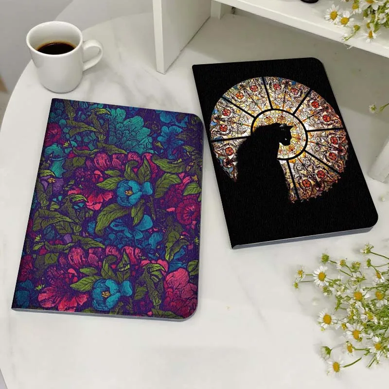 

Stained Glass Window Silhouette Gift Tablet Case For Samsung Galaxy Tab S7 S8 S9 S10 FE Lite