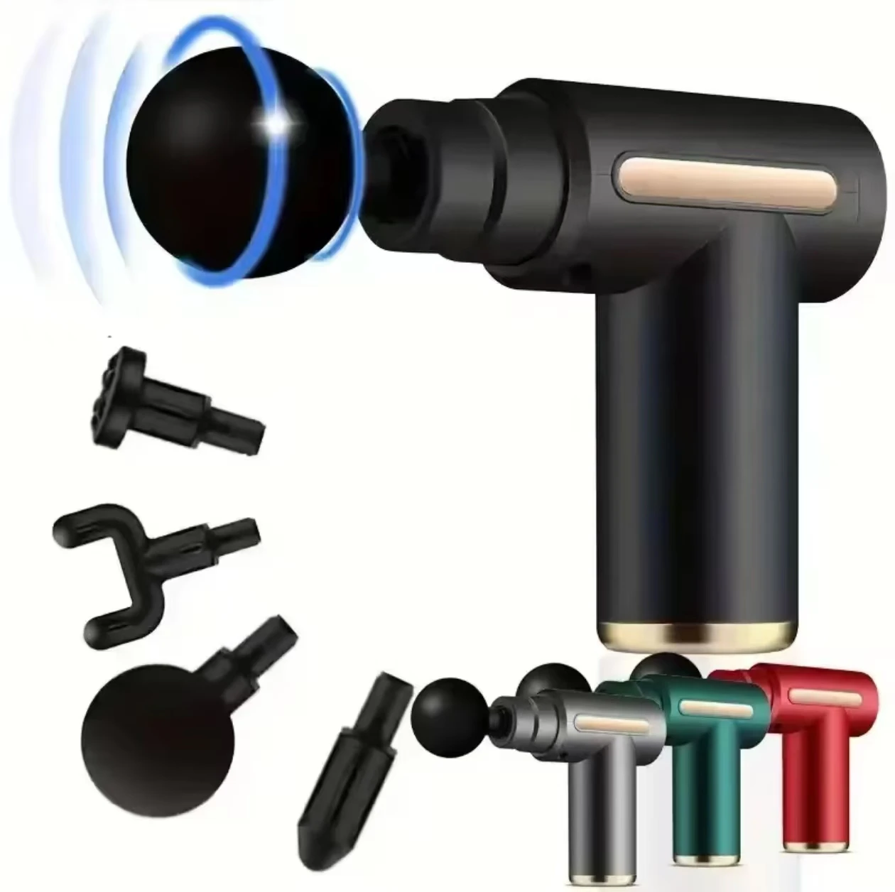 

USB портативный мини-массажный пистолет, фасционный аппарат, вибрационный пистолет для расслабления мышц, вал, массажное оборудование для фитнеса, пистолет для фасции шеи