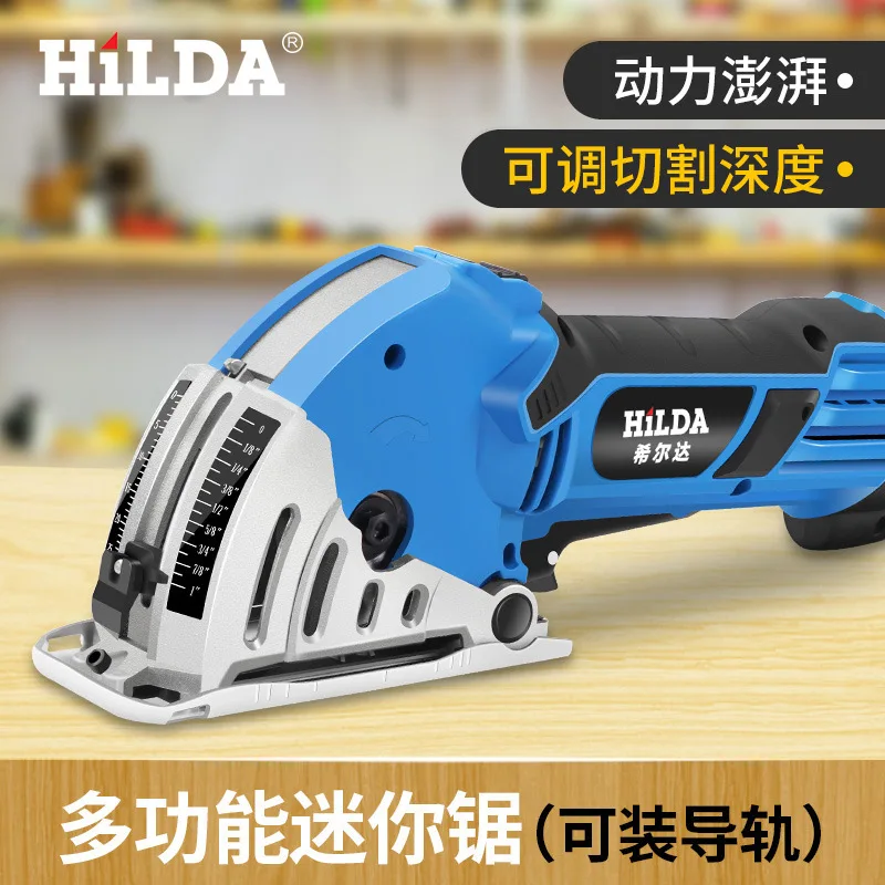 Hilda acrylic cutting multi-functional portable chainsaw can match slippery course mini saw six times