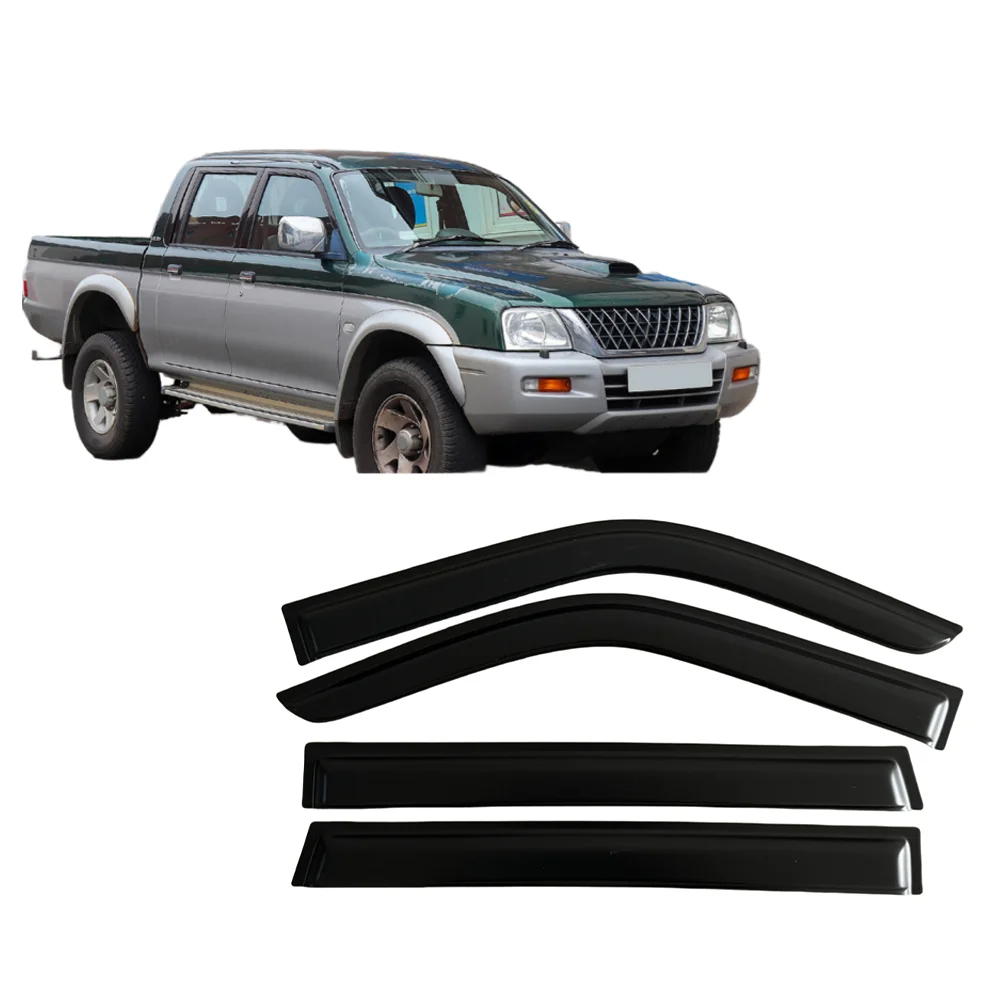 

Для MITSUBISHI Triton пикап/hunter/L-200/STRADA 1996-2006 оконная козырек от дождя боковой вентиляционный дефлектор Weathershield наружное крепление