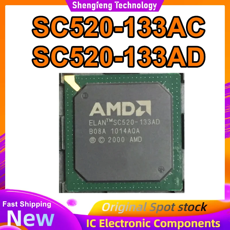 

ELAN SC520-133AC SC520-133AD BGA388 IC chipset New in stock