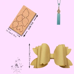 1 piece multi-layer bow wooden cutting mold designed specifically for Christmas, suitable for most machines （9 styles）