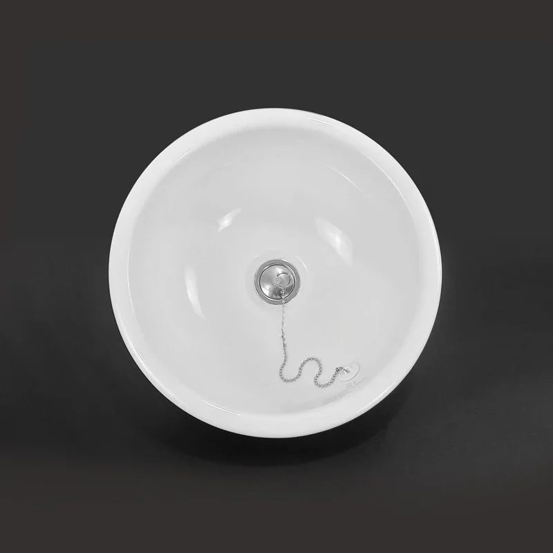 RV round washbasin toilet washbasin embedded installation acrylic ABS blister parts