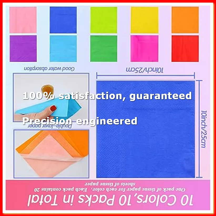 ●200 Count Cocktail Napkins Disposable Napkins Double Layer Printed Paper Napkins Tissue for Home and Favors-ABFB