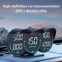 G17 Digital GPS Speedometer Universal Car Head Up Display for HUD With Speed MPH / KM/H Compass Overspeed Alarm HD LCD Display