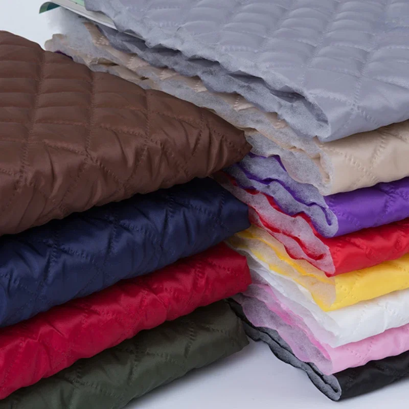 

Thickening Polyester Taffeta Quilted Cotton Interlinings Fabric DIY For Winter Coat Lining Cotton-padded Jacket lining fabrics