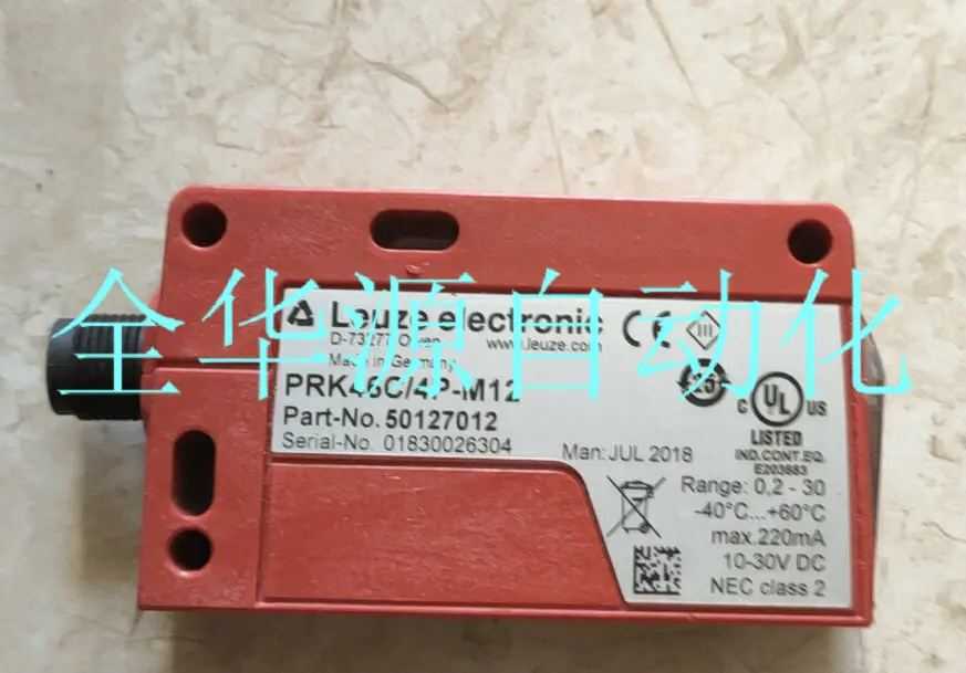 Brand New & Original Import Photoelectric Sensor, Leuze, Model Prk49c. UC1/TS-TB Inquiry