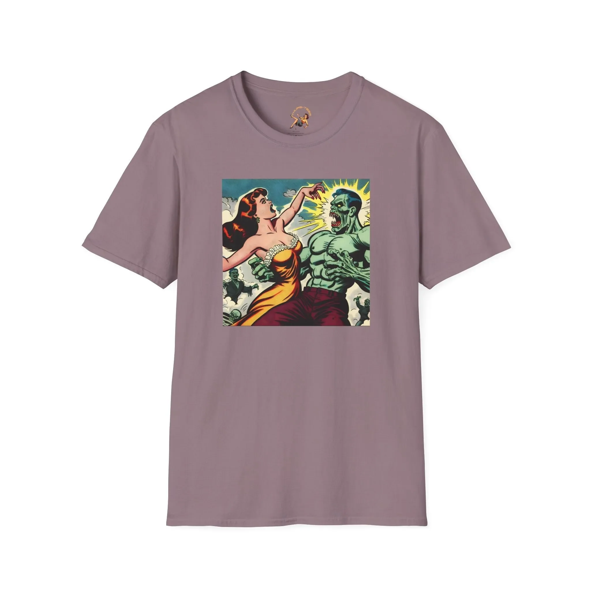 Zombie Ghoul T Shirt Retro Comic Vintage Horror Creepcore Weridcore Halloween