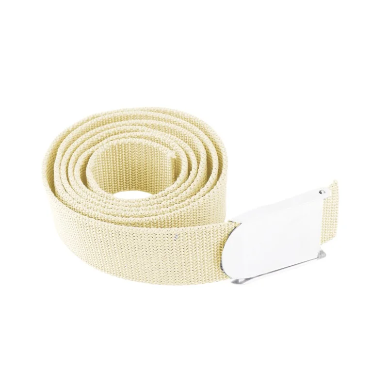 Diving Weight Belt 73.6in Thickened Nylon Scuba Weight Belt With Stainless Steel Buckle For Diving Accessory White