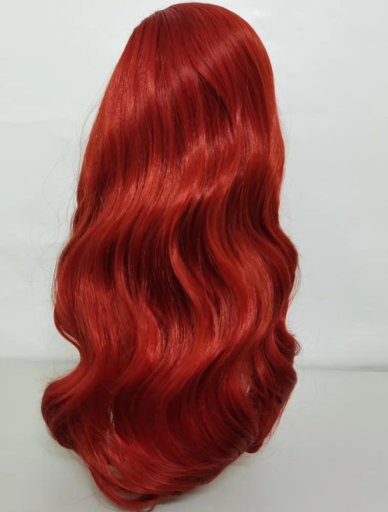 WIG KOSTUM COSPLAY BERGELOMBANG MERAH PANJANG KELINCI JESSICA DELUXE
