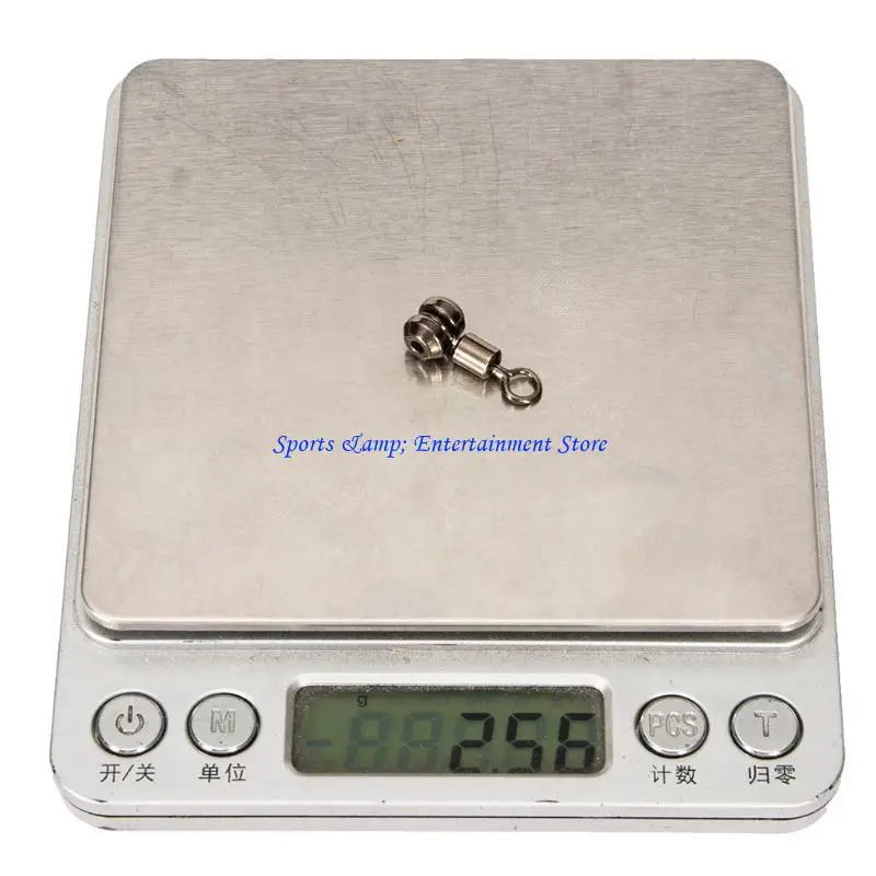 G7NF 10 قطعة يدور الصيد 3 طريقة دوارة تحمل حلقة المتداول الصيد إغراء موصل #1