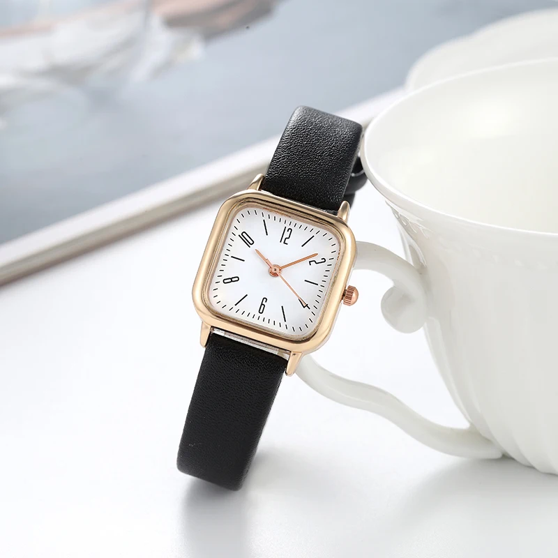 New foreign trade fashion new founder small pure and fresh color ladies watch belt sweet girl watch4