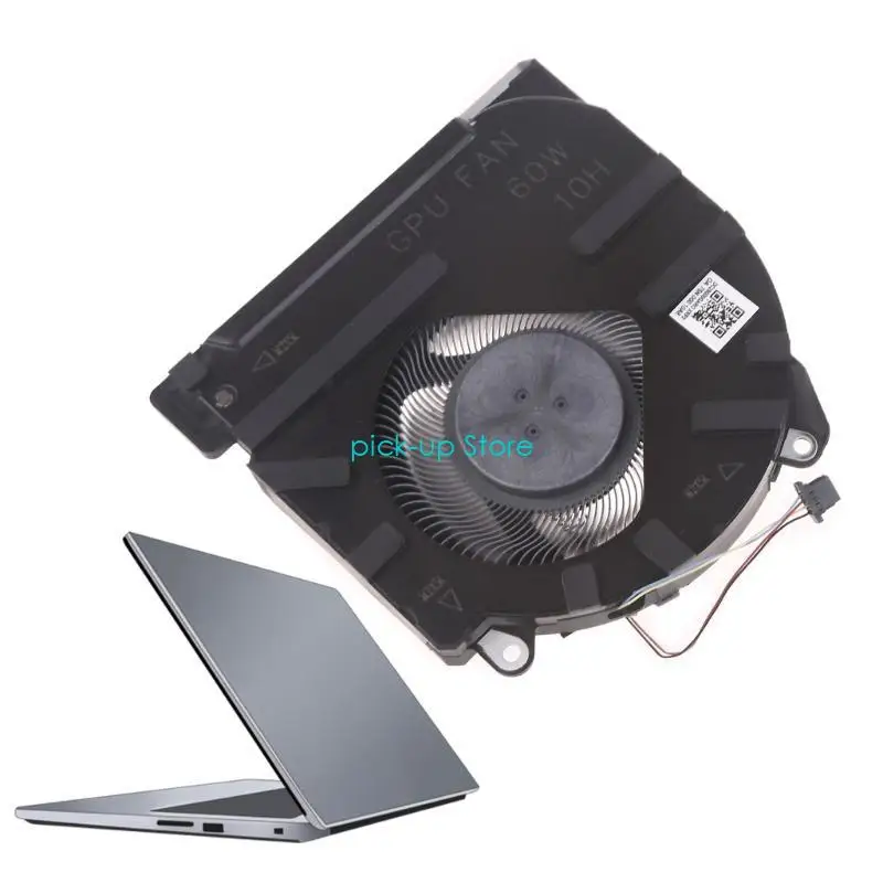 Q5WA CPU GPUラジエーターDC 5V 4ピン4ワイヤラップトップクーラーファンHP Victus 16-D 16-E TPN-Q263 TPN-Q264 EG75070S1-C700 C710 S9A