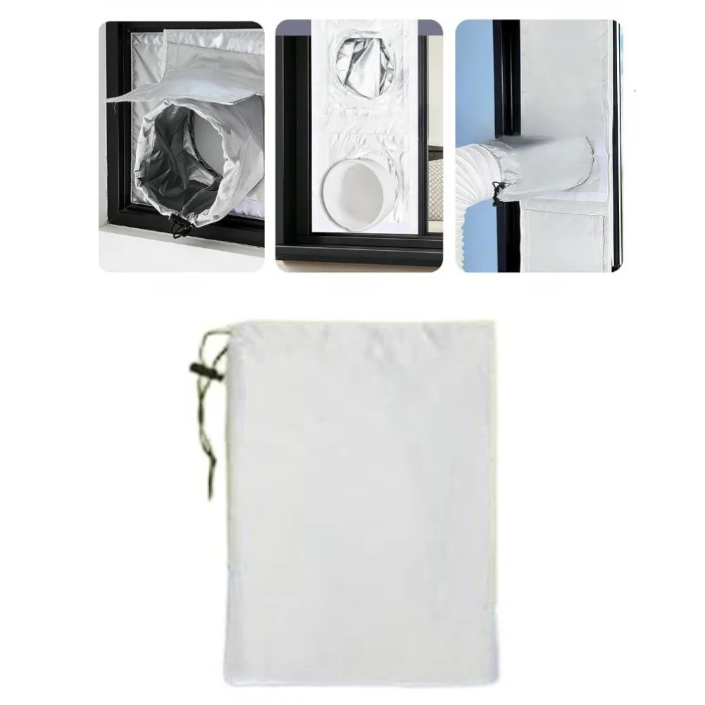 1pc Air Conditioner Window Sealing Cloth For Adjustable Portable Air Conditioner Vents Tool-Free Installation