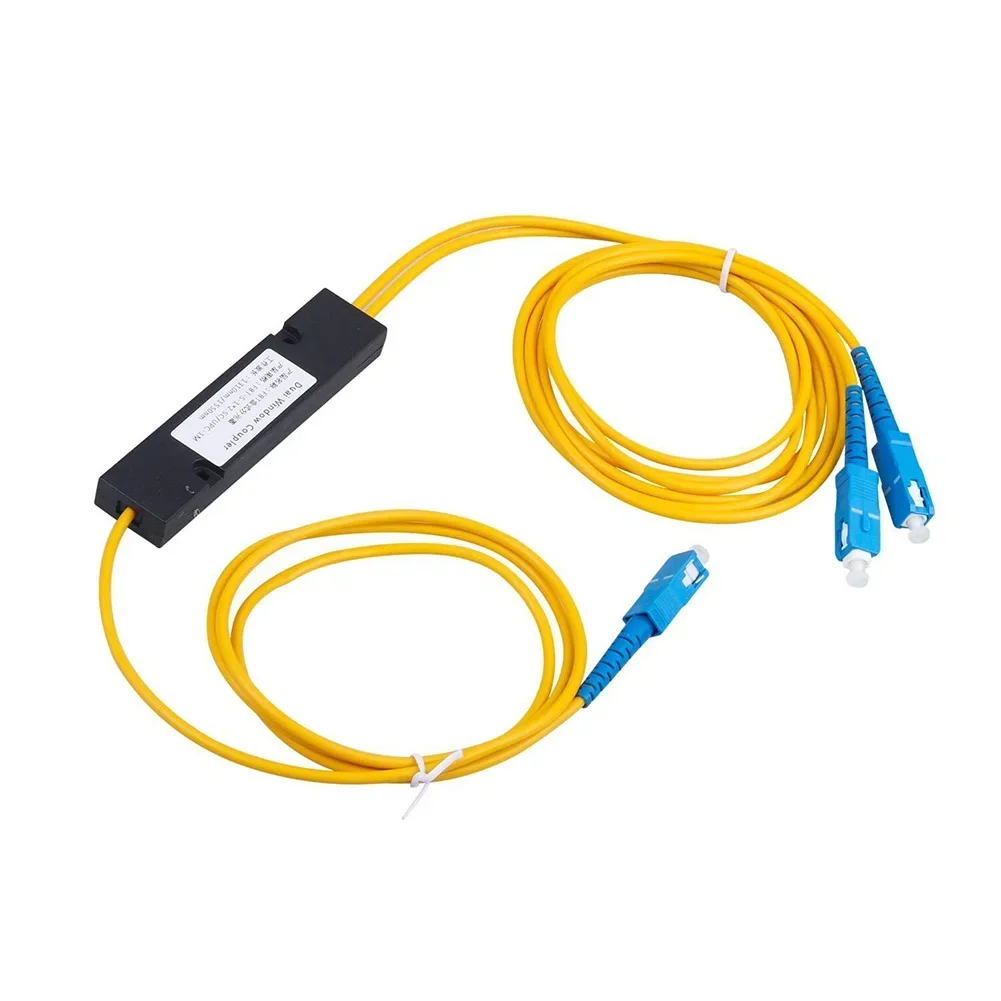 

1pcs Optical Fiber Splitter Pigtail Type 1/2 Optical Splitter Junction Box For Hybrid Adapter Fiber Optic Connector