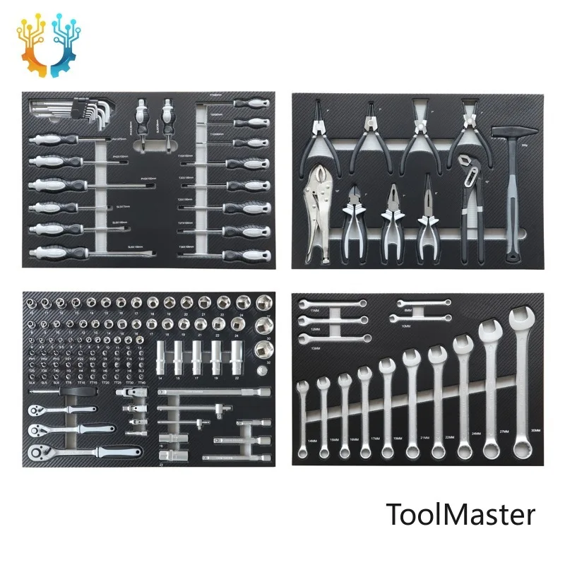 

[2026]146PCS Professional Hand Mechanic Tool Set With Hard Case OEM Chrome Vanadium Steel For Garage Workshop Household Use In G