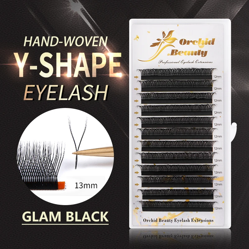 Orchid Lash YY Lashes Bunches Eyelashes Split Tips Lashes Wholesale Vendor Extensions Cashmere Mink Eyelash Extensions YY Cílios