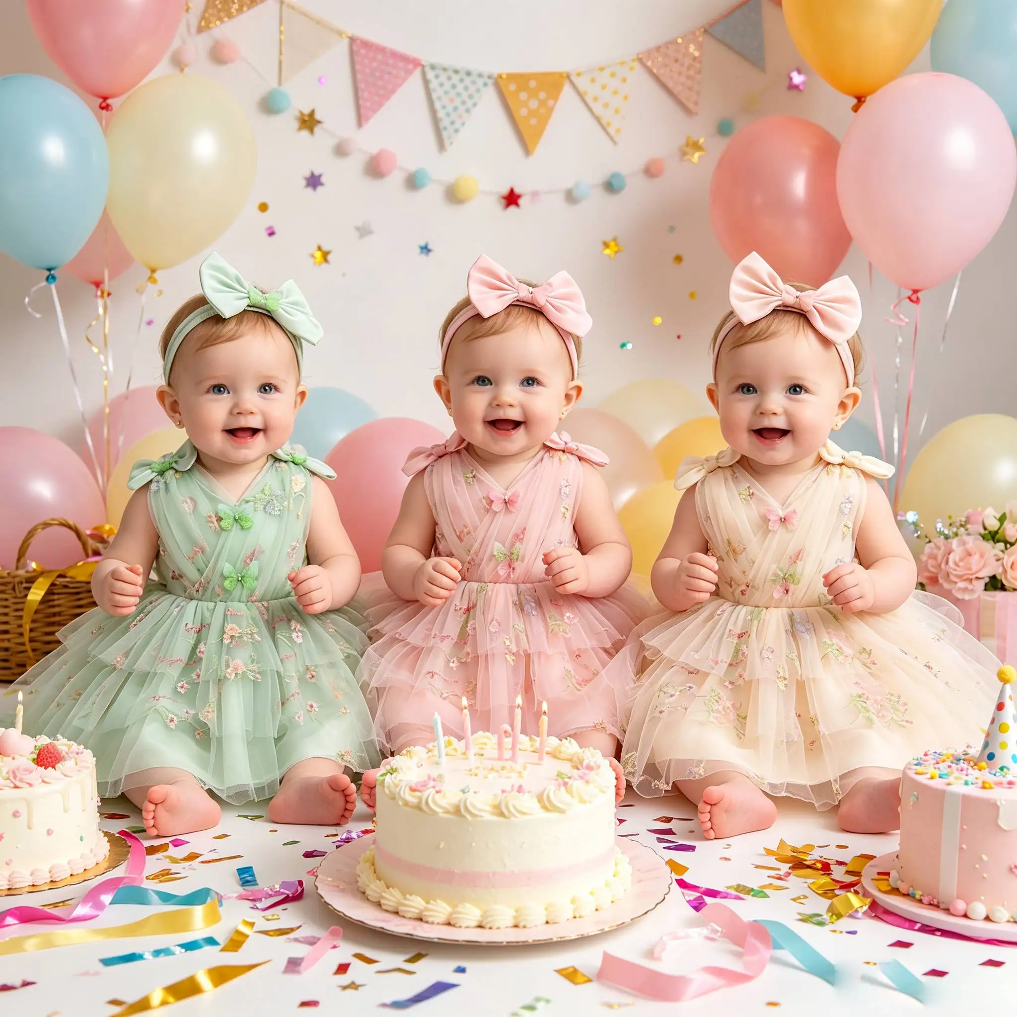 

Toddler Baby Girls Floral Embroidered Tulle Dress with Bow Headband Princess Tutu Party Gown for Birthday Wedding Photoshoot