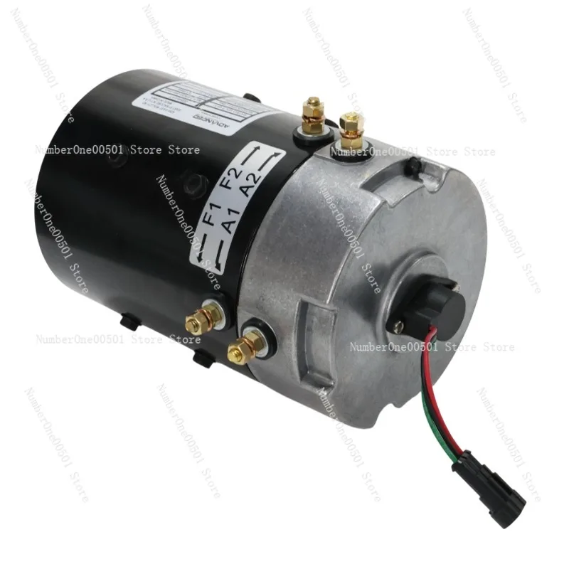 Golf Cart DC Motor Round Flange Mount ZQS48-3.0-T ZQS48-3.8-T for Patrol Car
