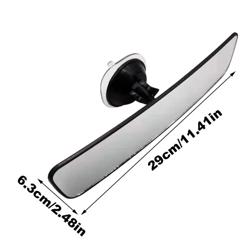 Car Rear View Mirror With Suction Cup  Adjustable 360 Panoramic Vehicle Car Rearview Parts Car Decor Auto Interior Accessories