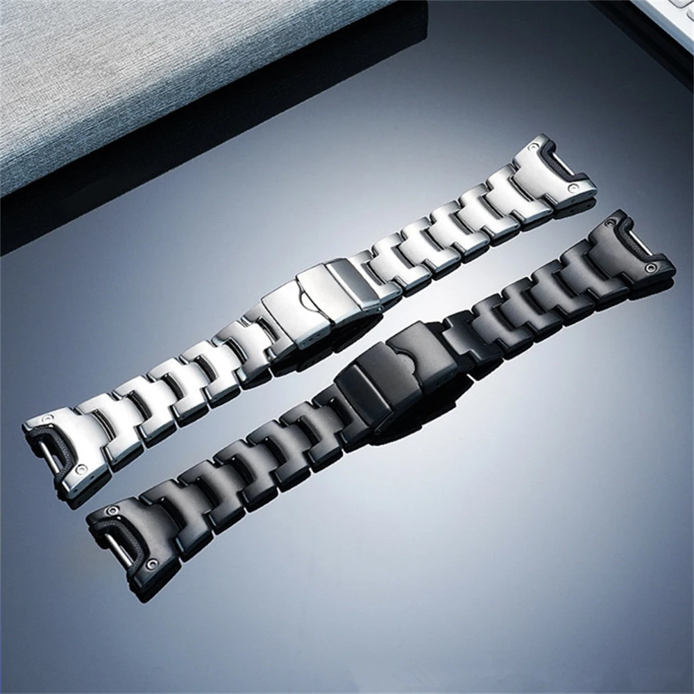 

watch band for PROTREK mountain watch PRG-110T / Y PRW-1300Y modified titanium alloy watch strap